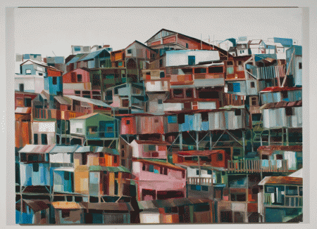06_Fremder Verkehrsort Favela1 180x240cm Oel_Leinen 2010