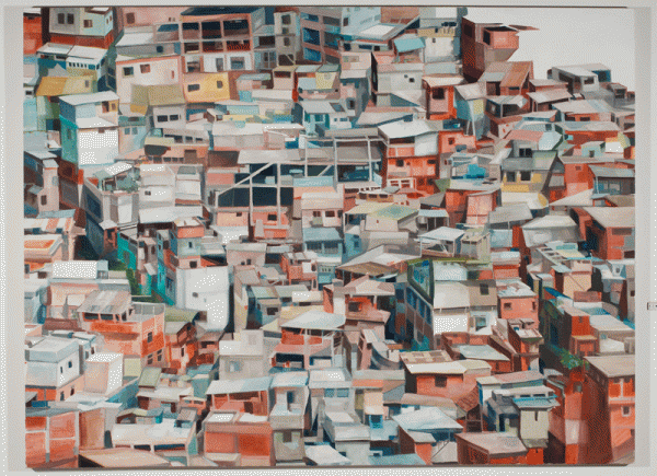 08_Fremder Verkehrsort Favela2 180x240cm Oel_Leinwand 2010